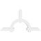 Ekena Millwork Ericson Architectural Grade PVC Gable Bracket, 84"W x 45 1/2"H x 6"D x 6"F, 13/12 Pitch GBP084X46X0606ERI00 - alternate 3